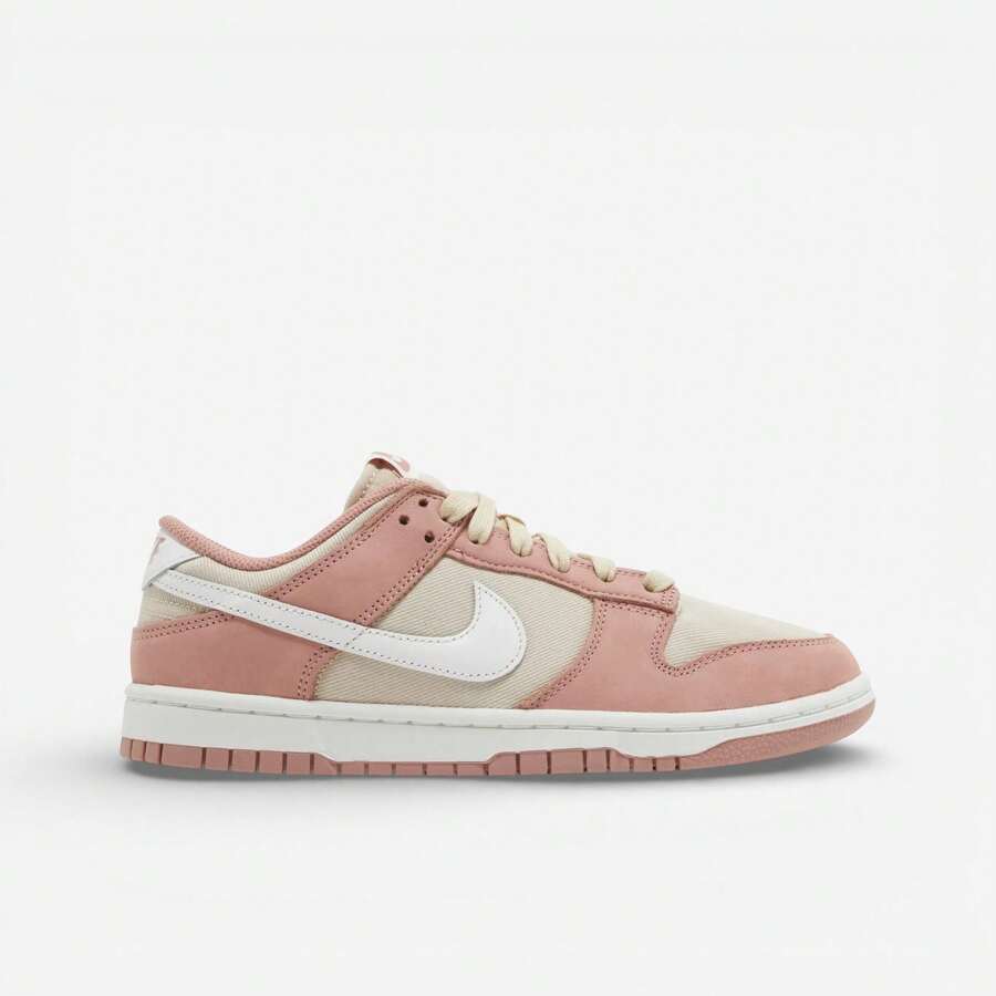 Nike Dunk Low PRM Red Stardust - Red - View 1