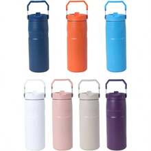Straws Compatible With LceFlow Flip 2.0 Bottle 24oz Stainless Steel Tumbler Fit IceFlow 2.0 Flip Straw 24oz - Fit IceFlow 2.0 翻蓋吸管 24 盎司 - 查看 4