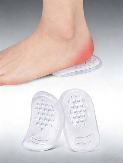 PuGel Heel Cushion Gel Pads - Relieve Heel Pain, Protect Heel Spurs And Absorb Shock, Suitable For Women's High Heels, Sports Shoes And Men's Sports Shoes For Daily Wear, Applicable To School, Outdoor, Sports, Travel, Home, Office And Other Scenarios