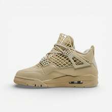 Jordan 4 Retro Net Rattan (Women's) - White - View 3