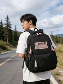 Women Fashion Backpacks - 黑色 - 查看 2