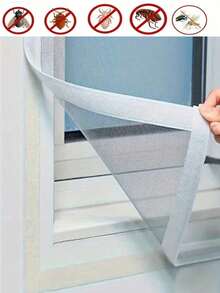 Anti-Mosquito Window Screens,Self-Adhesive Window Screen, Dustproof Mosquito Net, Easy To Install And Reusable For Home Use - A - View 2