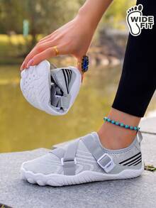 Women's Fashion Water Shoes - Quick Drying, Lightweight, Suitable For Beach, Boating, Surfing, Pool Party - Grey - View 3
