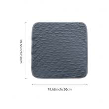 1 pieza Cojín para silla de ruedas, almohadilla para incontinencia de ancianos, absorbente y transpirable, impermeable y a prueba de fugas, almohadilla de cuidado de unicolor, silla de ruedas/silla de comedor/asiento de coche, unisex, adecuado para personas de mediana edad, ancianos, personas con discapacidad, todas las estaciones, regalo perfecto para vacaciones. - Multicolor - Ver 16