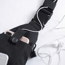 Men's Sling Bag, Waterproof One Shoulder Bag With Chest Pocket, Anti-Theft Travel Bag - Multicolor - View 9