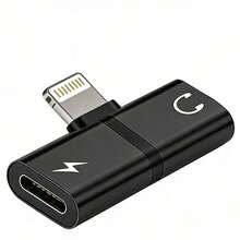 2-In-1 Lightning To Dual Lightning Audio/Charging Adapter, Headphone Jack Adapter, Fast Charging Compatible With IPhone 14 Pro Max/14 Pro/14 Plus/14/13/12/11/XS/8/7/6, Series - Multicolor - View 11