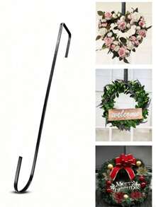 【数量】件/套 圣诞花环挂钩，金属伸缩圣诞门钩，花环挂钩，圣诞节和情人节装饰 - 彩色 - 查看 8