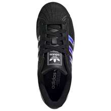 Adidas Originals Superstar II Teenager Casual Sneakers Black Pink JQ0284 | Retro Heritage Style, Timeless Silhouette - xanh đen - Xem 4