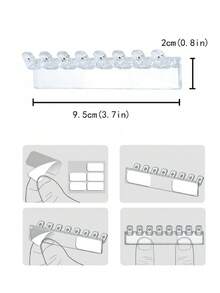 1/3Pcs Necklace Rack, Necklace Organizer Wall Mount 8 Hooks For Hanging Necklaces, Jewelry, Bracelets, Bracelets And Rings, Girls And Women's Gifts - Multicolor - View 8