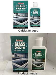 Jakehoe 100克玻璃灶台清洁抛光剂，家用厨房清洁剂，适用于电磁炉，陶瓷灶台去污剂，家用电器清洁产品，厨房清洁用品，馈赠亲友的理想之选 - 多色1 - 查看 10