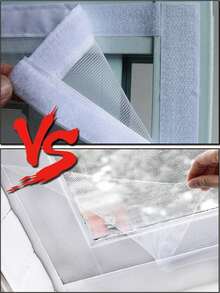 Anti-Mosquito Window Screens,Self-Adhesive Window Screen, Dustproof Mosquito Net, Easy To Install And Reusable For Home Use - A - View 7