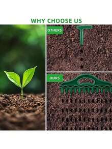 Handheld Seeding And Soil Drilling Tool, Suitable For Farmland And Vegetable Gardening, Made Of PE Material - Multicolor - View 10