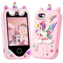 Kids Smart Phone Toy, Dual Camera, Various Fun Games, Cute Filters, Great Gift For Boys/Girls On Holidays And Birthdays! - Multicolor - View 3