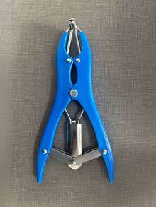 1pc Heavy-Duty Balloon Expansion Clamp & Multi-Tool For Poultry, Sheep Tail Cutting, Clown, Vet & DIY Use - Compatible For Latex Balloons, Bobbers, Glitter Filling, Castration/Marking Rings - View 3