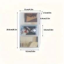 1 Piece 84/168 Pages Hardcover Photo Album, 3 Inch Idol/Celebrity Card Collection & Business Card Holder, Blank Photo Album Delivered, Photos Not Included,Storage Organizer,Travel Essential - White - View 10