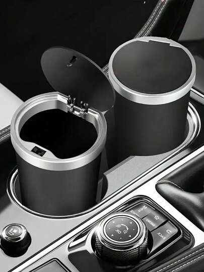 Car Trash Can With Lid, Durable ABS Material, Fit For Center Console, Armrest Or Door Storage, Multi-Functional Cup Holder & Organizer, Compact Design For Vehicle & Home Use, Car Trash Can, Vehicle Waste Disposal, Sleek Trashcan, Sturdy Construction, Car Bin For Car, Car Trash Bin, Car Bin Black, Car Trash Can/Bin/Dustbin, Car Interior Toilet, Car Interior Trash Can, Car Accessorie Interior