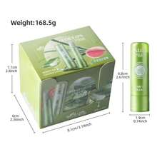 Natural Aloe Temperature Change Color Lip Balm Long Lasting Moistourizing Lip Makeup 2.8g/Piece - Nha đam - Xem 7