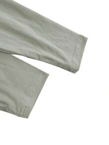 Autumn/Winter European And American Style Women's Fashion Zip-Up Cardigan, Fitted Top And Loose Wide-Leg Pants Set - Light Grey - View 6