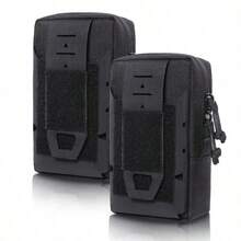 Camping Hiking Cycling 1000D Nylon Waist Bags Waterproof 6.7 Inches Phone Keys Tools Small Utility Pouch Men Tactical Pouch Bags - Multicolor - View 2