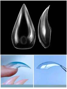 140 Móng Tay Mèo Ngắn, Móng Nhọn Cong Tự Nhiên, Khuôn Kép Để Nối Dài Móng Tay Acrylic 3D Hình Đại Bàng, Khuôn Phủ Toàn Bộ Có Thể Tái Sử Dụng, 14 Kích Cỡ - Nhiều màu - Xem 8