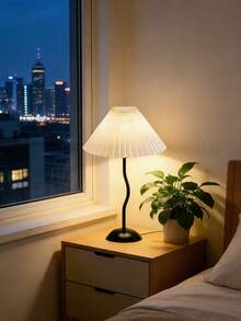 1 pièce Lampe de bureau dorée, lampe de table minimaliste pour la lecture, le bureau, la chambre, lumière chaude, alimentée par USB, convient pour l'hébergement de style nordique, les restaurants, le camping, l'éclairage d'ambiance - Noir - Voir 11