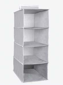 Dolap Içi 4 Raflı Çok Katlı Gardırop Düzenleyici Organizer - Grey - View 3