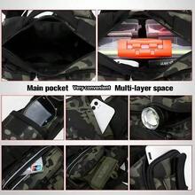 Men's Fishing Tackle Backpack With Lure Box Gear Storage Bag Fanny Pack Fly Fishing Bag With Rod Holder Sling Shoulder Pack - Multicolor - View 7