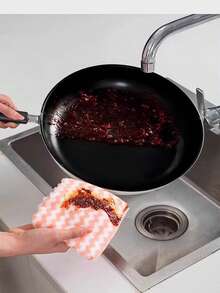 10 piezas/5 piezas Paños de limpieza de cocina, paños de cocina, trapos de cocina sin aceite, toallas de limpieza multiusos, toallas de limpieza del hogar, toallas de limpieza de cocina y baño, toallas absorbentes duraderas, fáciles de quitar manchas y grasa, suministros de limpieza, herramientas de limpieza - Cuadrado - Ver 6