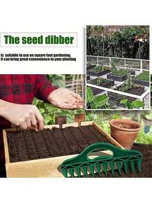 Handheld Seeding And Soil Drilling Tool, Suitable For Farmland And Vegetable Gardening, Made Of PE Material - Multicolor - View 9