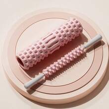 2件套瑜伽滚轴，肌肉按摩棒，手动按摩放松工具，深层组织按摩滚轴，腿部和背部筋膜拉伸瑜伽柱，瑜伽锻炼专用 - 查看 6