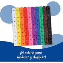 Learning Resources MathLink Cubes - Cubos, Edades 5+ aos Juguetes Stem, Juguete Educativo para Desarrollar Habilidades Matemticas Basicas, Juegos Didacticos para Nios, Utiles Escolares - inicial - Ver 4