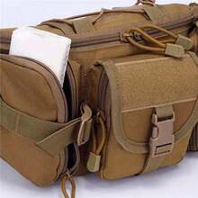 Outdoor Waist Bag Men's Tactical Waterproof Molle Camouflage Hunting Hiking Climbing Nylon Mobile Phone Belt Pack Combat Bags - Multicolor - View 12
