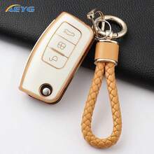 For Focus 2 Ecosport Kuga Escape Falcon B-Max C-Max Sport Galaxy TPU Leather Car Key Case Cover Shell Fob Holder - G - View 8