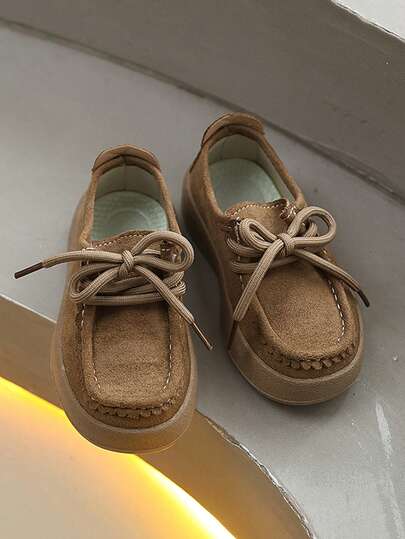 1 par de zapatos casuales suaves y cómodos para niños/niñas pequeños, con puntera redonda, estilo deportivo y antideslizante, para primavera/otoño