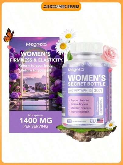 Kacip Fatimah Herbal Tablets 1000 Mg – Plant-Based Dietary Supplement With Slippery Elm & Fenugreek – Vegan, Gluten Free – 60 Tablets (Mixed Packaging)