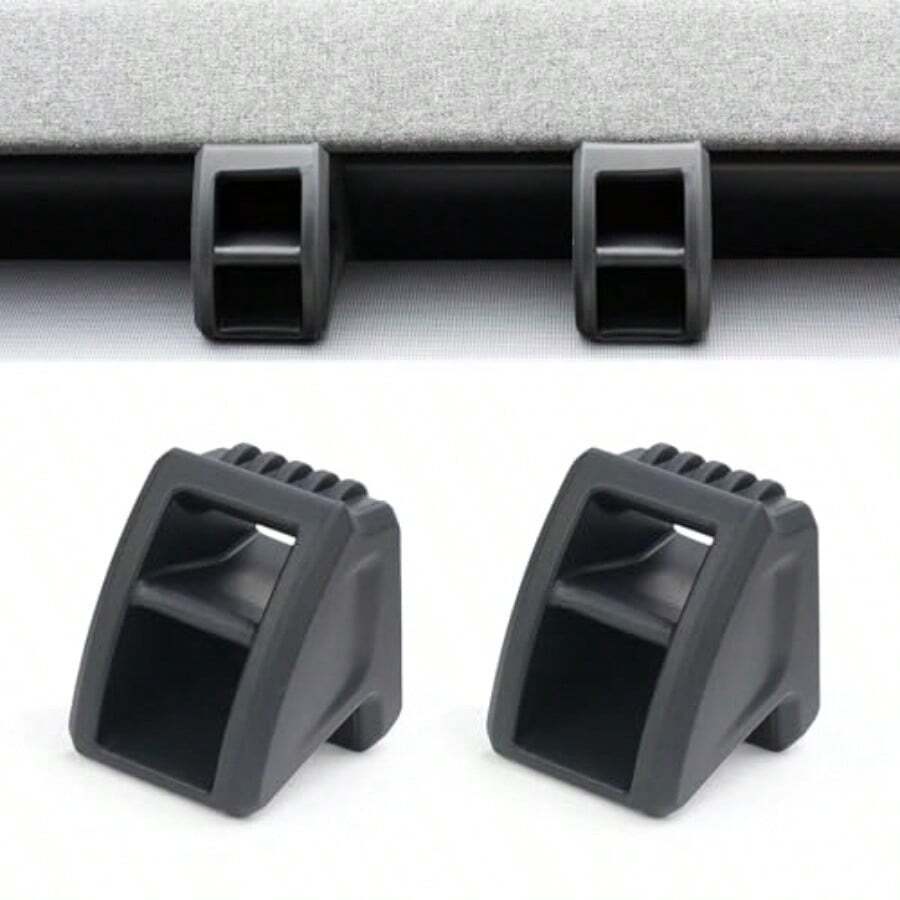 2Pcs Air Freshener Adapter For Tesla Airs Vent Premium Silicone Tesla Air Fresheners Adapter For 2025-2026 New Model Y Juniper And 2024-2025 Highland Air Freshener Not Included - 黑色 - 查看 1