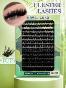 Waloshow 14D 224-280 Strands Dramatic Volume Lashes, 120D 80D 50D Curl, Fluffy & Voluminous, 10-16mm Length, Suitable For Beginners - D - View 5
