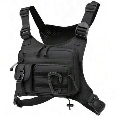 Men's Outdoor Sports Chest Pocket, Running Vest Tactical Pouch