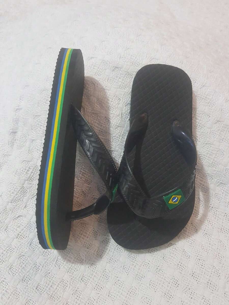 Chinelo Infantil do Brasil Masculino e Feminino de Borracha confortável