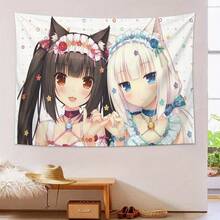 1PC N-Nekopara 抽象壁挂，适用于走廊或楼梯 - 增强过渡区域的深度和层次感。 - A - 查看 2