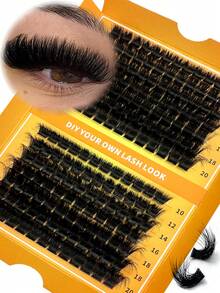 280/252/224/196/168 sợi Mi giả 8D cao cấp, mềm mại, tự làm - Độ dài hỗn hợp 10-20mm, mi cong kiểu Nga 0.07mm, dày và có thể tái sử dụng, tạo hiệu ứng ấn tượng cho người mới bắt đầu, dễ sử dụng - 14 hàng (Gói đa dạng 60D/80D/100D/120D/160D/200D) - D - Xem 18