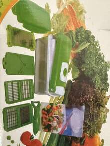 Vegetable Chopper - Green - View 2