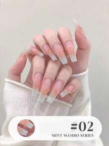 Mec 12ml Icy Jelly Sheer Gel Polish, 6 Shades Summer Fresh Translucent Nail Gel, Crystal Clear Mint Blue Green Finish, UV/LED Soak Off Chip Resistant Salon Quality For Japanese Style Summer Nail Art - Multicolor - View 17