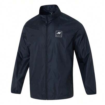 Skechers 男士运动防风夹克，休闲训练健身跑步夹克