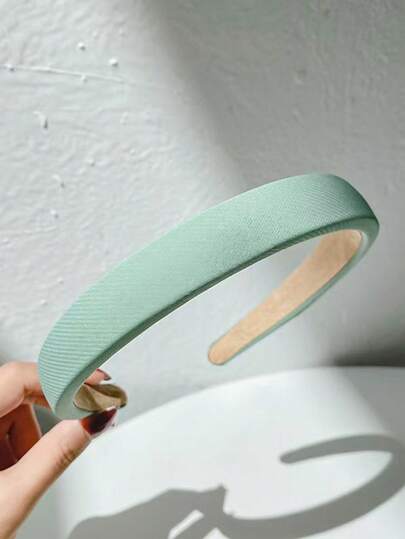 1pc Women Fashion Minimalist Fabric Headband Hair Accessories Set, Headband Hairband Hair Decor For Daily Wear Beauty Home Bedroom Decor