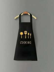 Adjustable Waterproof And Oil-Proof Kitchen Apron With Pockets, Suitable For Cooking And Chef Use, Unisex Design, Minimalist And Elegant - Multicolor - View 7