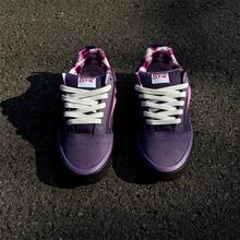 HNLY CLN Limited Edition Reissue Purple Oversized Lightning Bread Sneakers, Niche Street Hip-Hop Skateboard Design, Minimalist New Unisex Outdoor All-Season Low-Top Compact Casual Skate Shoes, Non-Slip Durable American Rugged Style, Student Party Vacation Workwear Couple Classic Versatile Hiking Outdoor Women Shoes, Retro Fashion Commute Daily Outdoor Suitable For Various Occasions Men Shoes DW004 - Purple - View 6
