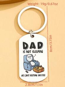 Funny Birthday Gifts For Dad Keychains Dads Gifts From Daughter Son - Multicolor - View 10