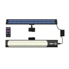 LiHangStar Outdoor Solar Powered Motion Sensor Wall Light, IP65 Solar Powered Light With Motion Sensor And Remote Control, Solar LED Light Strip, Suitable For Indoor/Outdoor, Yard, Street Area Lighting, Porch, Balcony - 1 Solar Panel With 1 Light - View 12