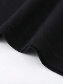 100% Algodón Humorístico Pesca Frase Regalo Cuello Redondo Manga Corta Camiseta Hombre - Negro - Ver 4